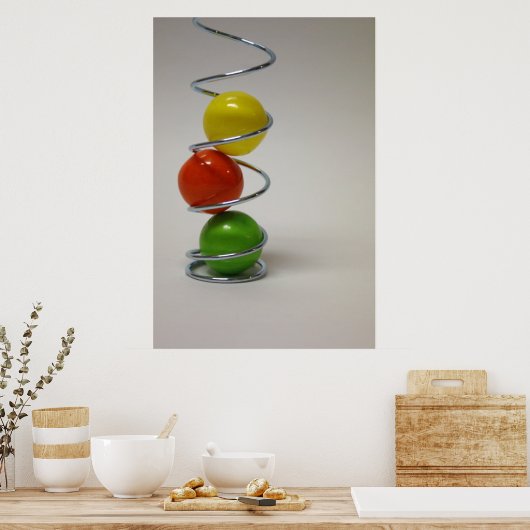 ガンボールアート ポスター (キッチン)