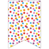 ガンボールマシンキャンディバブルガムハッピーバースデー バンティングフラッグ (第1の旗)