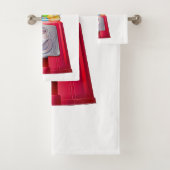 ガンボールマシンバブルガムヴィンテージ赤 バスタオルセット (インサイチュ)