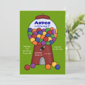 ガンボールマシン招待状 招待状 (スタンド正面)