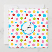 ガンボール全部！ 招待状 (裏面)