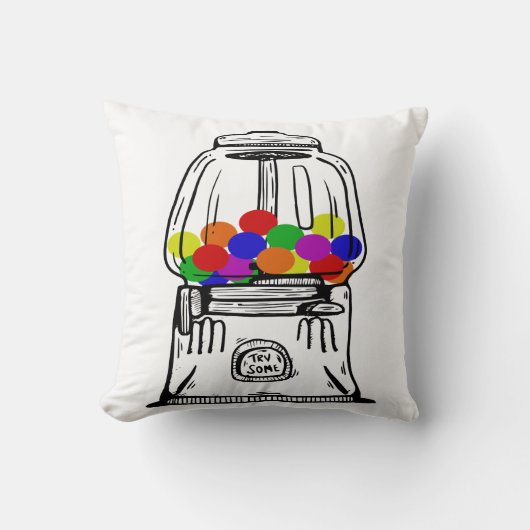 ガンボール機械枕 クッション (正面)