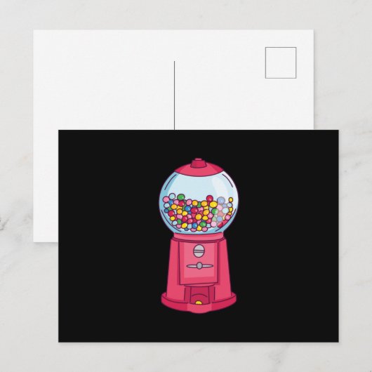 ガンボール機 ポストカード (正面/裏面)