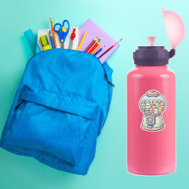 ガンボール機,水色おもしろい, カラフル, シール