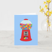 ガンボール・マシン・ノート・カード カード (黄色い花)