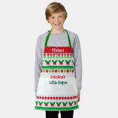 ガンマの小さなヘルパー – エプロンパーソナライズされたン エプロン (着用した状態)