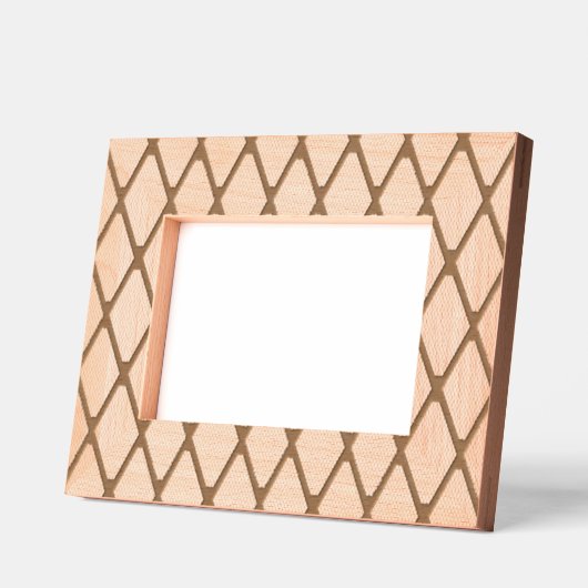 ガンマエッチングされた木製写真フレーム；サイズを選択 レーザー彫刻フレーム (左)