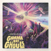 ガンマ線バーストパルサーズキロノヴァ宇宙衝突 ガラスコースター (正面)