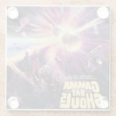 ガンマ線バーストパルサーズキロノヴァ宇宙衝突 ガラスコースター (裏面)