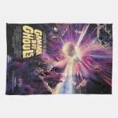 ガンマ線バーストパルサーズキロノヴァ宇宙衝突 キッチンタオル (横)