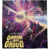 ガンマ線バーストパルサーズキロノヴァ宇宙衝突 シャワーカーテン (正面)