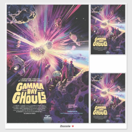 ガンマ線バーストパルサーズキロノヴァ宇宙衝突 シール (シート)