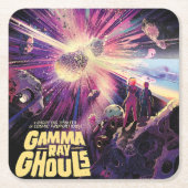 ガンマ線バーストパルサーズキロノヴァ宇宙衝突 スクエアペーパーコースター (正面)