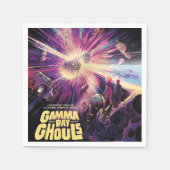 ガンマ線バーストパルサーズキロノヴァ宇宙衝突 スタンダードカクテルナプキン (正面)