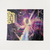 ガンマ線バーストパルサーズキロノヴァ宇宙衝突 タペストリー (正面(横))