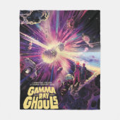 ガンマ線バーストパルサーズキロノヴァ宇宙衝突 フリースブランケット (正面)