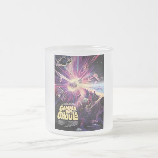 ガンマ線バーストパルサーズキロノヴァ宇宙衝突 フロストグラスマグカップ (中央)
