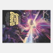 ガンマ線バーストパルサーズキロノヴァ宇宙衝突 ラッピングペーパーシート (正面3)