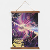 ガンマ線バーストパルサーズキロノヴァ宇宙衝突 吊り下げ型タペストリー (正面)