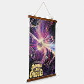 ガンマ線バーストパルサーズキロノヴァ宇宙衝突 吊り下げ型タペストリー (傾斜あり)