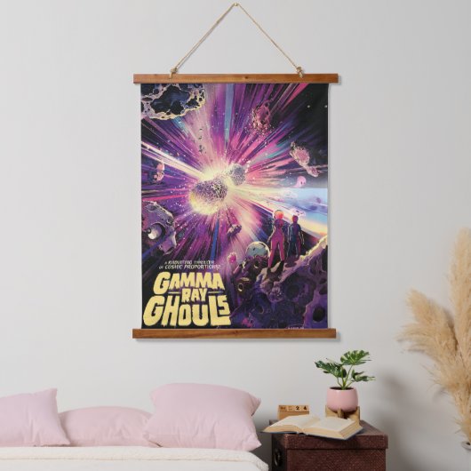 ガンマ線バーストパルサーズキロノヴァ宇宙衝突 吊り下げ型タペストリー (寝室)