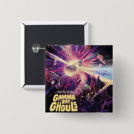 ガンマ線バーストパルサーズキロノヴァ宇宙衝突 缶バッジ (正面&裏面)
