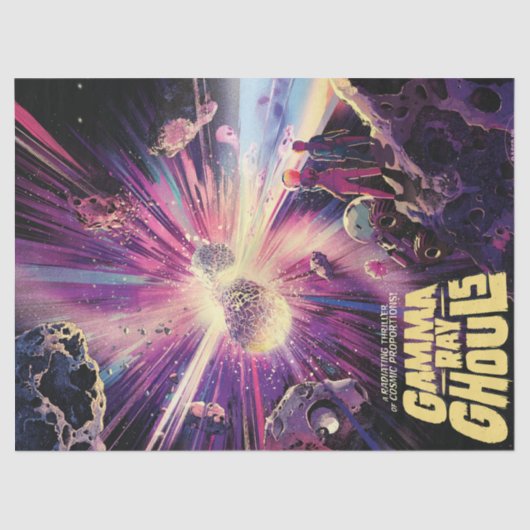 ガンマ線バーストパルサーズキロノヴァ宇宙衝突 薄葉紙 (正面)