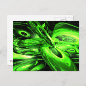 ガンマ線抽象芸術はがき ポストカード (正面/裏面)
