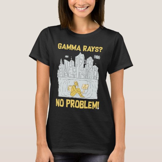 ガンマ線核技術者 Tシャツ (正面)