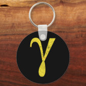 ガンマ – 数学記号 キーホルダー (正面)