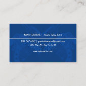 ガンミニマル近代海軍タトゥー 名刺 (裏面)