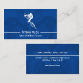 ガンミニマル近代海軍タトゥー 名刺 (正面/裏面)