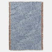 ガンメタルグレー水滴 スローブランケット (正面縦)