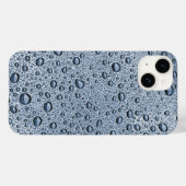 ガンメタルグレー水滴 Case-Mate iPhoneケース (裏面 (横))