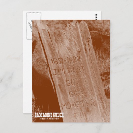 ガンモンズガルチお土産はがき ポストカード (正面/裏面)