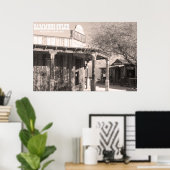 ガンモンズガルチウエスタンサルーンポスター ポスター (ホームオフィス)