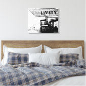 ガンモンズガルチザライヴリーヴウェスタンタウン キャンバスプリント (インサイチュ (寝室))