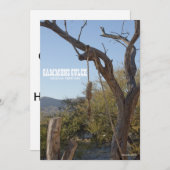 ガンモンズガルフオールドウェストぶら下がったズツリーハンガーマン 招待状 (正面/裏面)