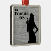 ガンモールシルエット メタルオーナメント (右)