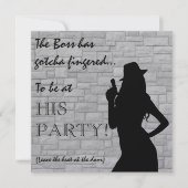 ガンモールシルエット 招待状 (正面)