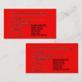 ガンユニークグラフィック 名刺 (正面/裏面)