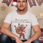 ガンラバーサンタデッキザホールズ射撃、 発砲 Tシャツ<br><div class="desc">このデザインはパーソナライズされた、写真や文字を変更して提供される領域にあってもよい。またカスタマイズは、このテンプレートをカスタマイズしクリックて、を選択してさらに背景の色を削除または変更したり、文字を追加したり、文字の色またはスタイルを変更したり、文字のみのデザインの画像を削除したりすることで可能です。このもし商品はデザインを別の商品に移すオプションがあり、必要に応じてデザインを調整しもして下さい。colorflowcreations@gmail.comで連絡は、このデザインを別の製品で使用するもしか、サポートが必要な場合は、ページの上部にあるチャットオプションを使用する。www.facebook.com/colorflowcreations、www.instagram.com/colorflowcreations、www.twitter.com/colorflowart、後を追およびwww.pinterest.com/colorflowcreationsで自分のデザインや自分の情報を見る。</div>