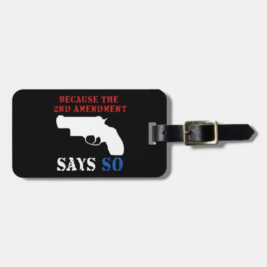 ガンラベル ラゲッジタグ (正面横)