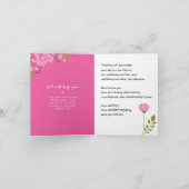 ガン応援のために、彼女へ、最も勇敢な女性へのカード カード (内部)