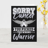 ガン戦士 世界がんデー ギフト ピンクリボン カード (黄色い花)