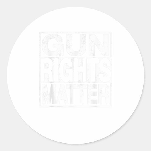 ガン権利問題プロガン第2改正 ラウンドシール (正面)