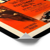 ガン熱狂する-ヴィンテージクラシックムービー ポスター (角)