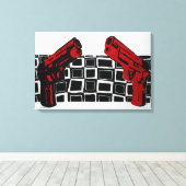 ガン絵画ズ キャンバスプリント (インサイチュ (ウッドフロア))