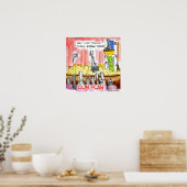 ガン遊ポおもしろいスター ポスター (キッチン)