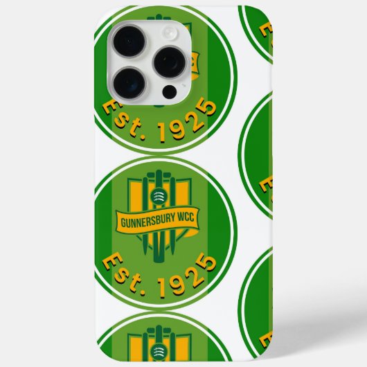 ガン100年記念の電話ケース(iphone 15 pro max) Case-Mate iPhoneケース (裏面)